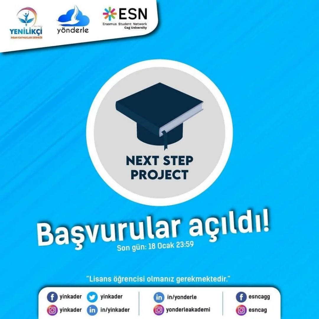 Next Step Project Başvuruları Başladı.
