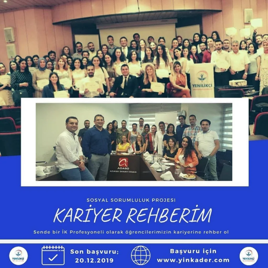 “Kariyer Rehberim” Sosyal Sorumluluk Projemizin Başvuruları Başladı