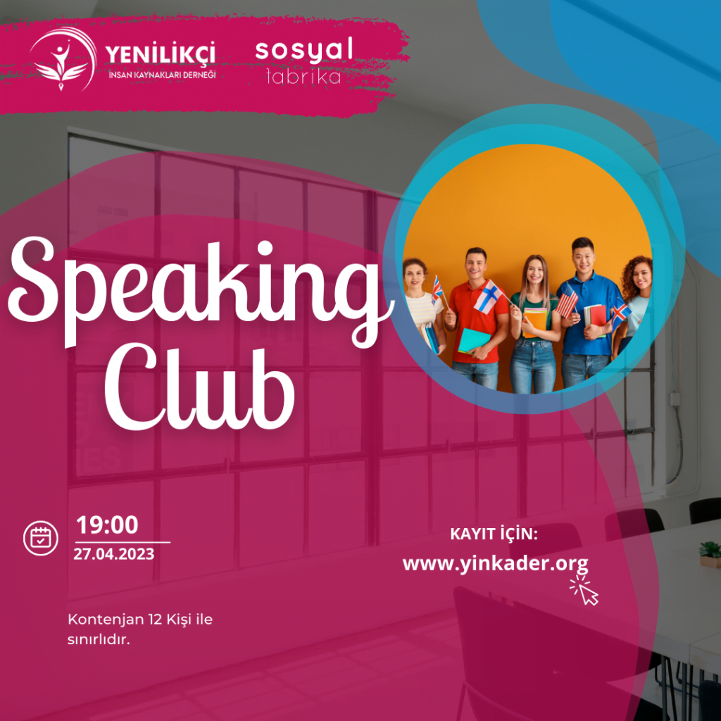 Speaking Club Etkinliği